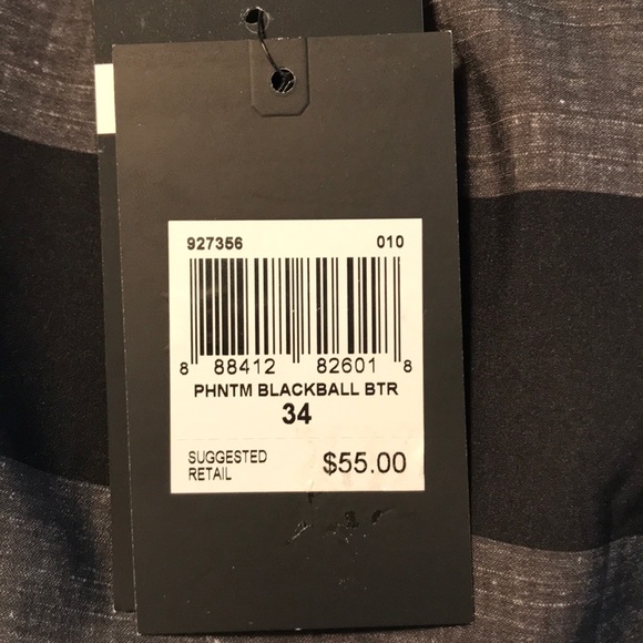 NWT Hurley🔥Phantom Blackball BTR Black Men’s 18” - Picture 6 of 8